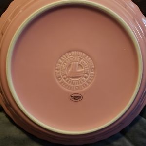 Longaberger Pink Pie Plate